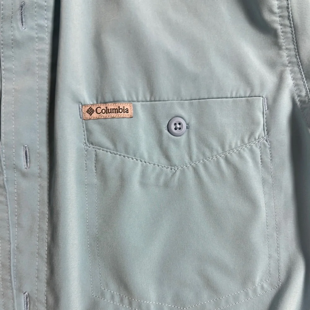 Columbia Men's Blue Shirt - Picture 3 of 4